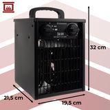 Termoventilatore elettrico 3000W con termostato IPX4 – riscalda fino a 30 m²