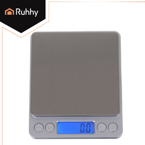 Bilancia da cucina digitale Ruhhy Precisione 0,1g fino a 2 kg ciotole comprese