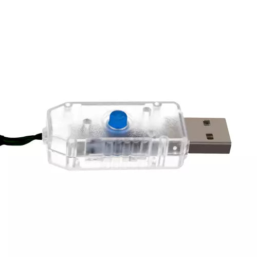 luci di natale tenda luminosa natale gialla 160 LED USB