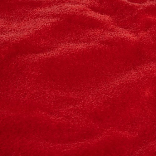 Tappeto sotto l’Albero di Natale Ruhhy 90 cm Morbido in Peluche Rosso Bianco e Oro