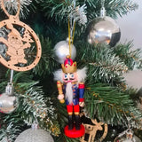 Set di 5 S Schiaccinaoci in Legno 2 in 1 con Bocca Apribile, Appese o da Tavolo