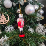 Set di 5 S Schiaccinaoci in Legno 2 in 1 con Bocca Apribile, Appese o da Tavolo