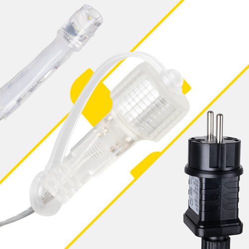 Luci di Natale IZOXIS 100 LED – 6 m, Bianco Caldo, IP44, Effetto Flash – Per Esterni e Interni