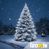 Luci di Natale IZOXIS 500 LED – 35 m, Bianco Freddo, IP44, 8 Modalità + Flash – Per Esterni e Interni
