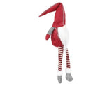 Gnomo Seduto Rosso\Grigio Decorazione Natalizia 50 cm