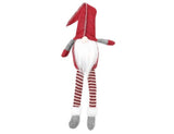 Gnomo Seduto Rosso\Grigio Decorazione Natalizia 50 cm