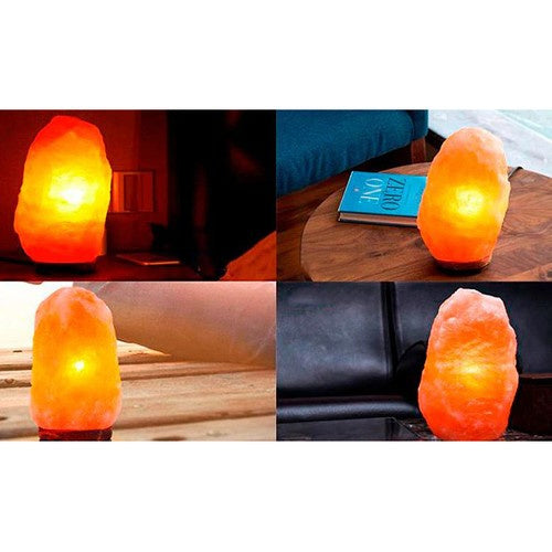 Lampada di sale ionizzatore d'aria 3-5 kg – luce regolabile, sale del Punjab Pakistan