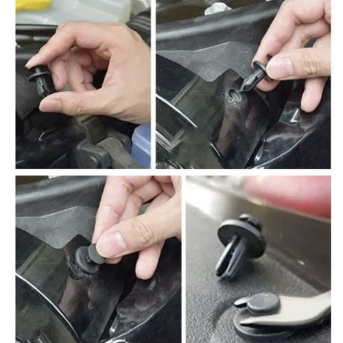 Kit clip fissaggio auto con estrattori 620 pezzi