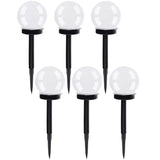 Lampade solari da giardino a sfera Gardlov set 6 pezzi con sensore crepuscolare
