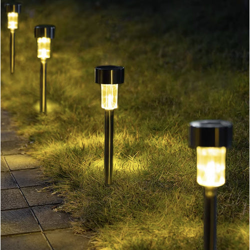 Lampade solari da giardino Gardlov 10 pezzi luce calda con picchetto