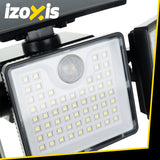 Lampada solare da parete Izoxis 167 LED 500 lumen con sensore di movimento