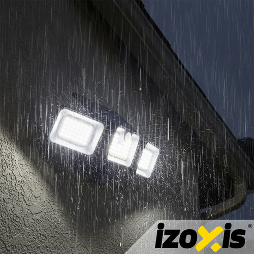 Lampada solare da esterno Izoxis 180 LED con sensore di movimento IP65