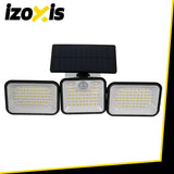 Lampada solare da esterno Izoxis 180 LED con sensore di movimento IP65