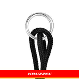 Altalena a nido nero 100 cm – portata 150 kg, corde regolabili