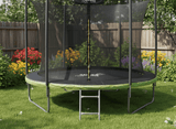 Trampolino 312Cm con Scaletta e Rete