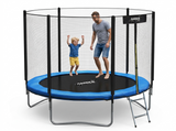 Trampolino da Giardino 312cm Garden Line Con Rete e  Scaletta 54 Molle CE GS