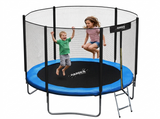 Trampolino da Giardino 312cm Garden Line Con Rete e  Scaletta 54 Molle CE GS