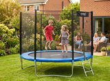 Trampolino da Giardino 312cm Garden Line Con Rete e  Scaletta 54 Molle CE GS