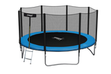 Trampolino da Giardino Garden Line 374cm Scaletta Rete Sicurezza CE GS