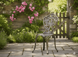 Set Sedie e Tavolo in Alluminio Danbury Garden Line Bronzo Antico Tavolo 2 Sedie