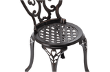 Set Sedie e Tavolo in Alluminio Danbury Garden Line Bronzo Antico Tavolo 2 Sedie