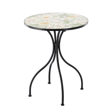 Set Sedie + Tavolo da Giardino Stile Mosaico