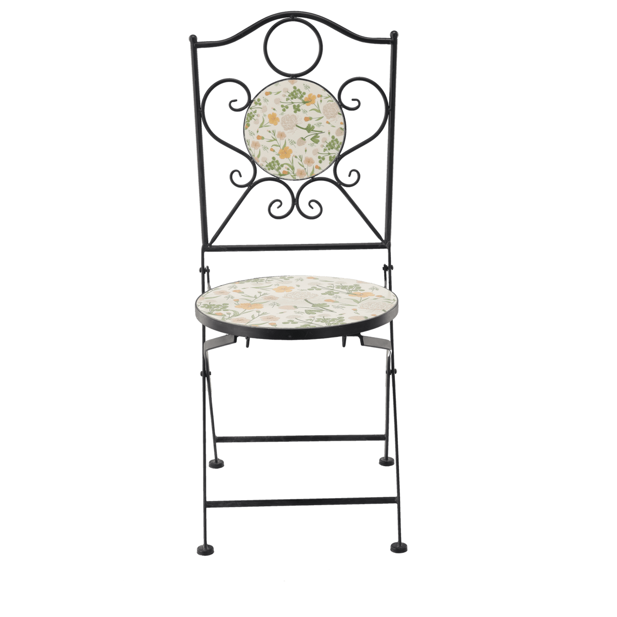 Set Sedie + Tavolo da Giardino Stile Mosaico