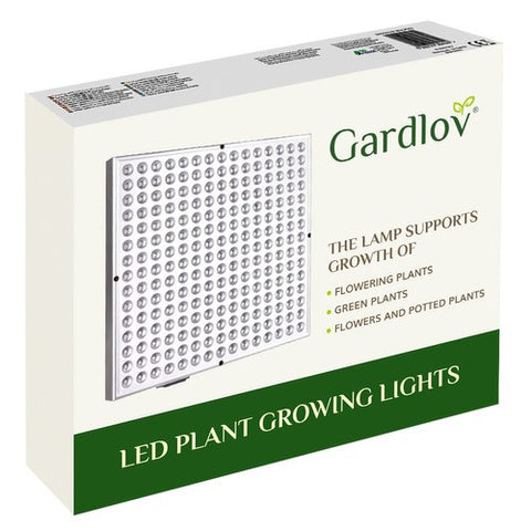 Pannello LED per la crescita delle piante 225 LED (165 rossi + 60 blu) 36W – con funi di sospensione