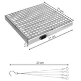 Pannello LED per la crescita delle piante 225 LED (165 rossi + 60 blu) 36W – con funi di sospensione