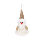 Pendente di Natale Pupazzo di Neve, Babbo Natale, Orsetto o Renna Marrone 11 x 12 cm