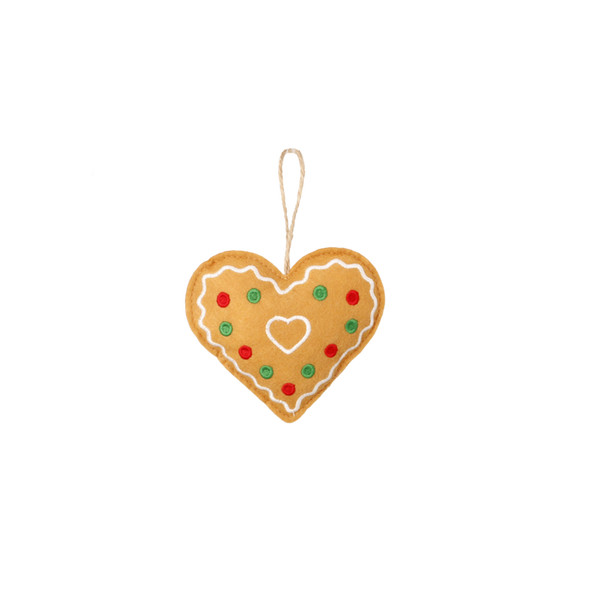 Pendente Natalizio Biscotto di Pan di Zenzero 9-11,5 cm – Decori Assortiti