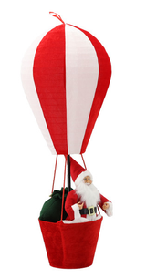 Babbo Natale in Mongolfiera Decorativo 110 cm