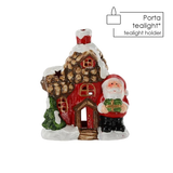Casetta di Babbo Natale Decorativa 15 x 11 x 18,5 cm