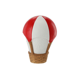 Babbo Natale in Mongolfiera Merry Christmas con LED 23 x 23 x 35 cm