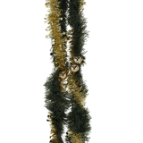 Festone Natalizio Verde per Albero Ø12 cm x 2,74 m – Fantasie Assortite