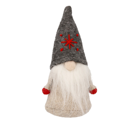 Set 6 Addobbi per Albero Gnomi 13 cm – Colori Assortiti