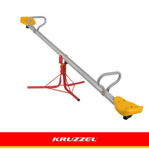 Altalena da Giardino 2 in 1 Kruzzel Bilico Giostra 360° 2 Bambini 75kg