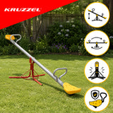 Altalena da Giardino 2 in 1 Kruzzel Bilico Giostra 360° 2 Bambini 75kg