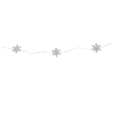Catena Luminosa LED Fiocchi di Neve 20 Luci a Batteria