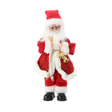 Babbo Natale Musicale e Animato con Candela e Luci RGB 40,5 cm