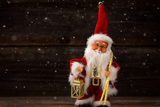 Babbo Natale Musicale e Animato con Lanterna 30,5 cm