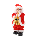 Babbo Natale Musicale e Animato con Sassofono 30,5 cm