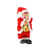 Babbo Natale Musicale e Animato con Sassofono 30,5 cm
