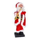 Babbo Natale Musicale e Animato con Sassofono 81 cm