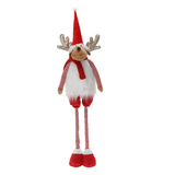 Renna di Natale con Gambe Regolabili 60-100 cm Rossa – Bambina o Bambino