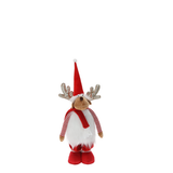 Renna di Natale con Gambe Regolabili 60-100 cm Rossa – Bambina o Bambino