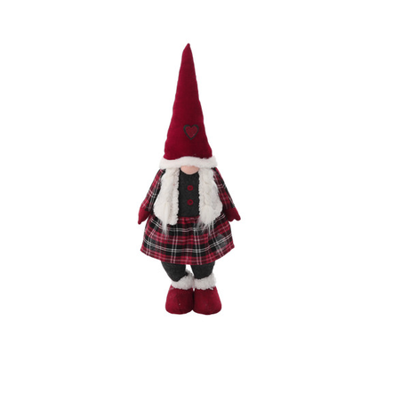 Gnomo di Natale 78 cm Rosso – Bambino o Bambina
