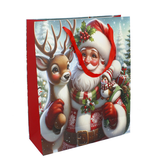 Sacchetto Regalo Natalizio 26 x 32 x 10 cm – Fantasie Assortite