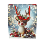 Sacchetto Regalo Natalizio 26 x 32 x 10 cm – Fantasie Assortite
