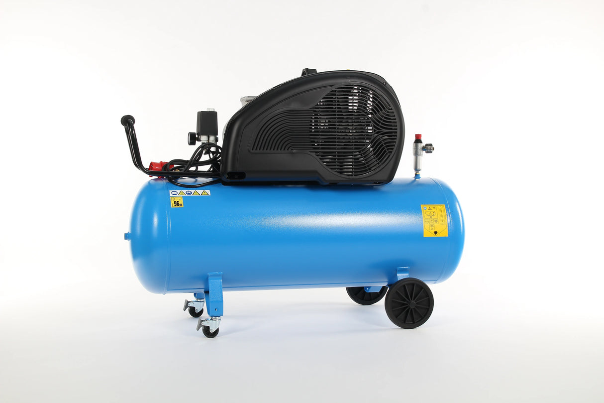 Compressore Aria ABAC EXP A49B 200 a cinghia con serbatoio da 200 L motore da 3 Cv Trifase